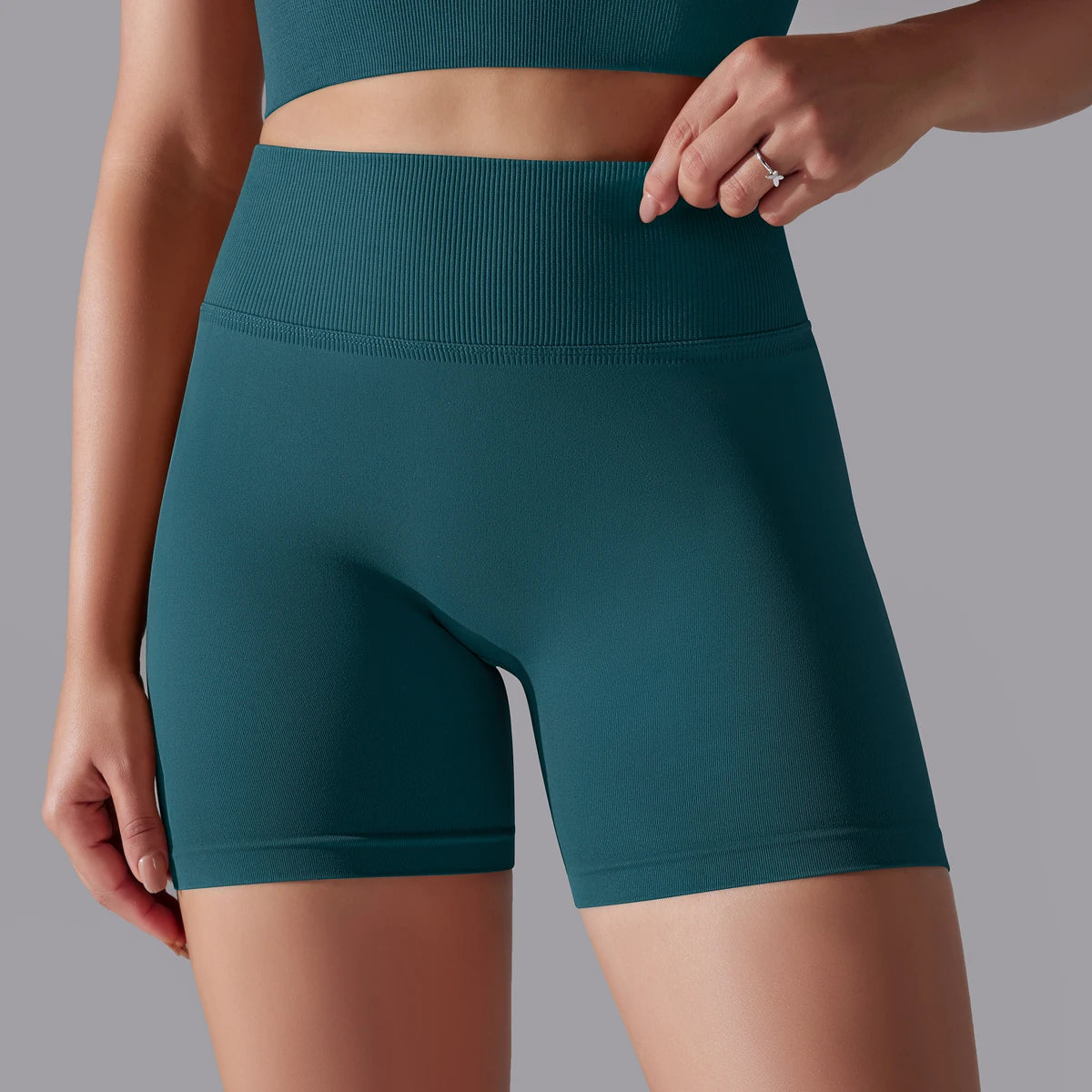 Yoga Shorts High Waist Workout Shorts Fitness Yoga Lift Butt Fitness Women Yoga Gym Running Short Pants Sportswear Workout Short